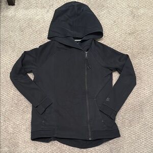 Nike - Black Full Zip Moto Style Sweater Jacket